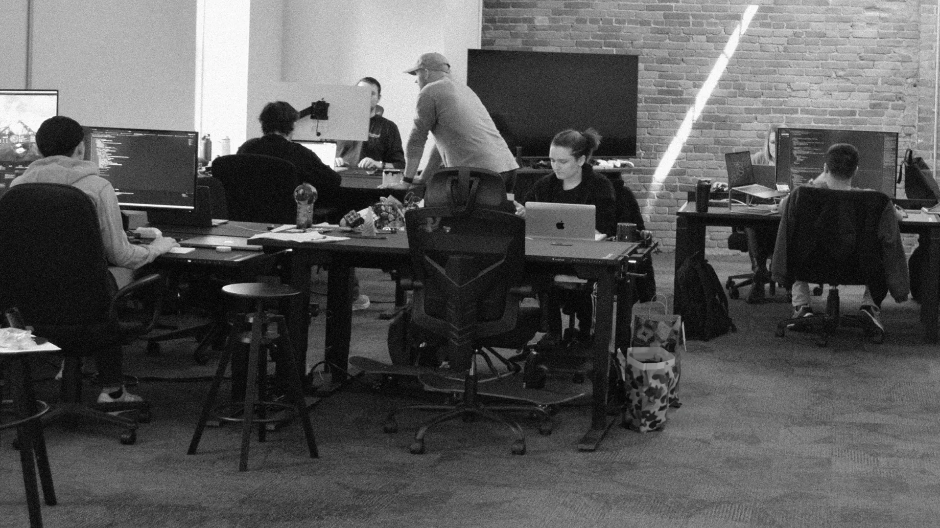 The Innovative Owl team at work in our Cleveland studio